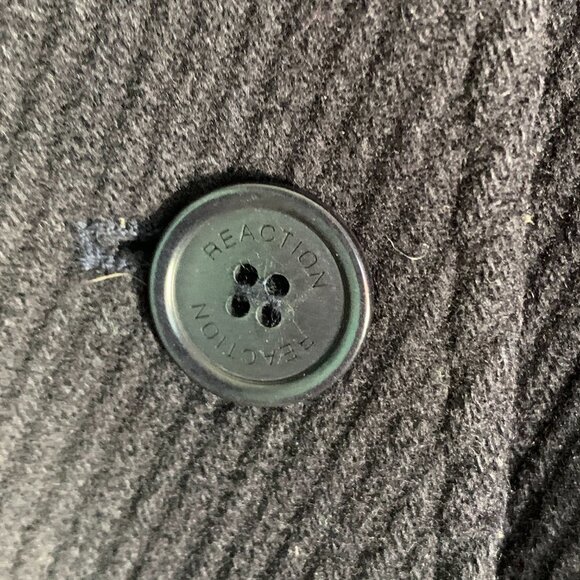 Kenneth Cole R Reaction Jacket Womens 6 Wool Cashmere Blend Lined Navy Blue - Picture 4 of 11